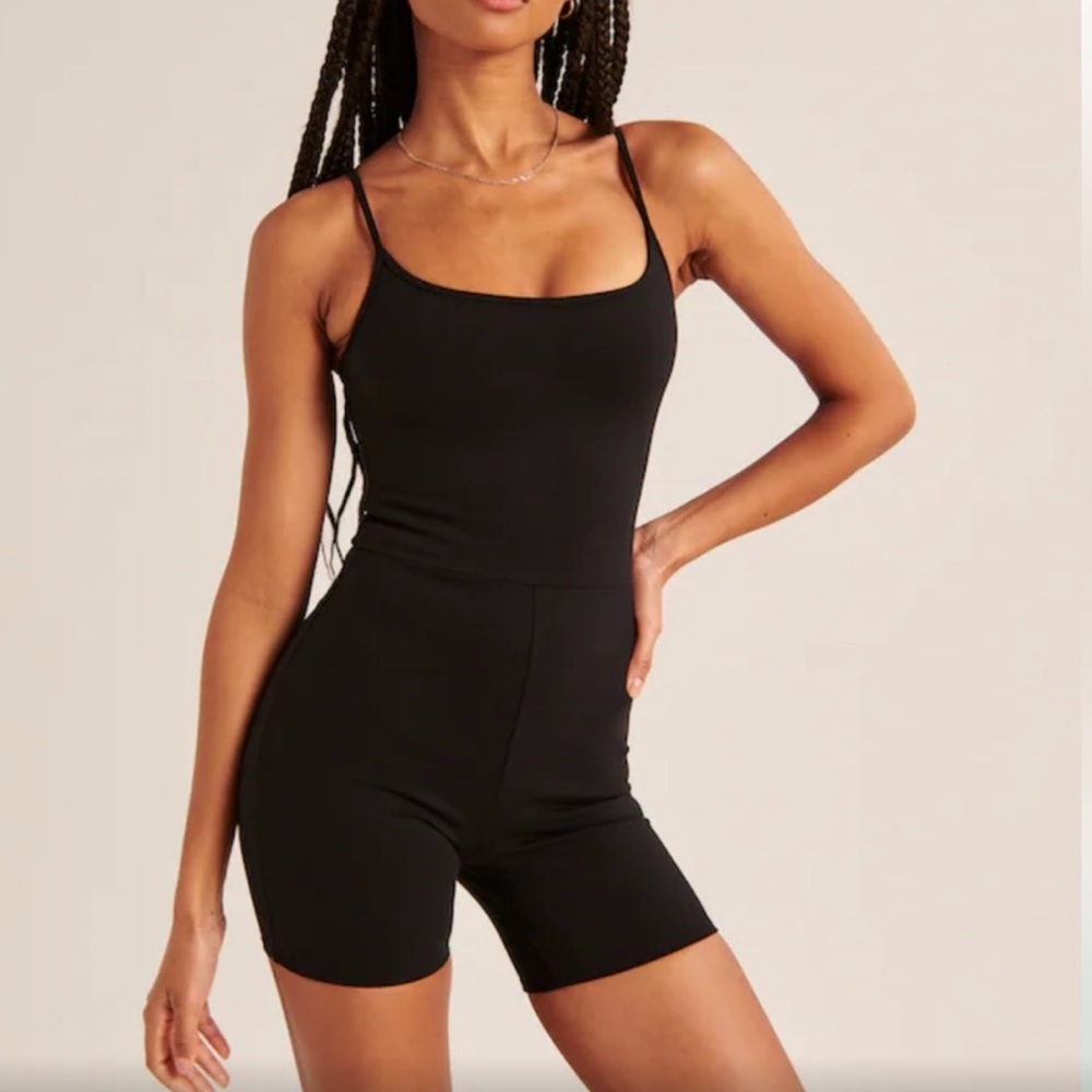 Abercrombie & Fitch Ponte Unitard Romper